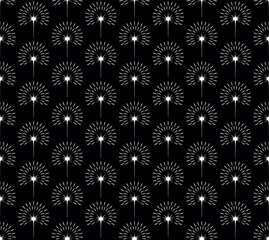 The geometric pattern with lines. Seamless vector background. White and black texture. Graphic modern pattern. Simple lattice graphic design.