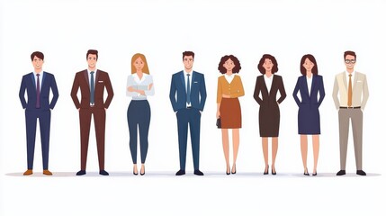 HR recognition concept. Best employee and specialist with great reputation online. Business success. Tiny people professionals. Modern flat cartoon style. Vector illustration on white background very