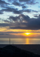 Obraz premium sunset over the sea