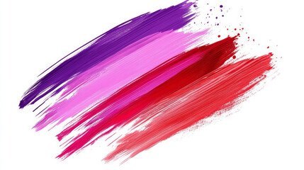 "Abstract Brush Strokes in Purple, Red, and Pink. Grunge Makeup Texture with Lipstick or Nail Polish Effects."


