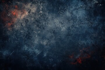 Naklejka premium Abstract Dark Blue Texture With Red Accents