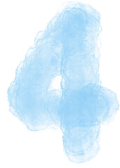 Beautiful artistic numbers are used well as components.