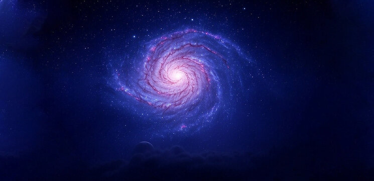Explorando el Infinito: Un Fondo de Estrellas y Nebulosas en el Espacio Exterior. recursos graficos
