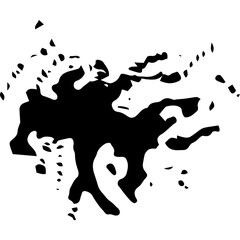 Graphic Blot: Play of Shape and Space