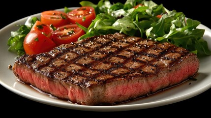 Grilled Steak with Salad: Delicious Recipe