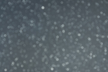 White bokeh blurred on black  background, Abstract bokeh blur 