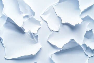 Fototapeta premium A detailed shot of a torn or worn paper with creases and folds, suitable for use in education, research, or design projects