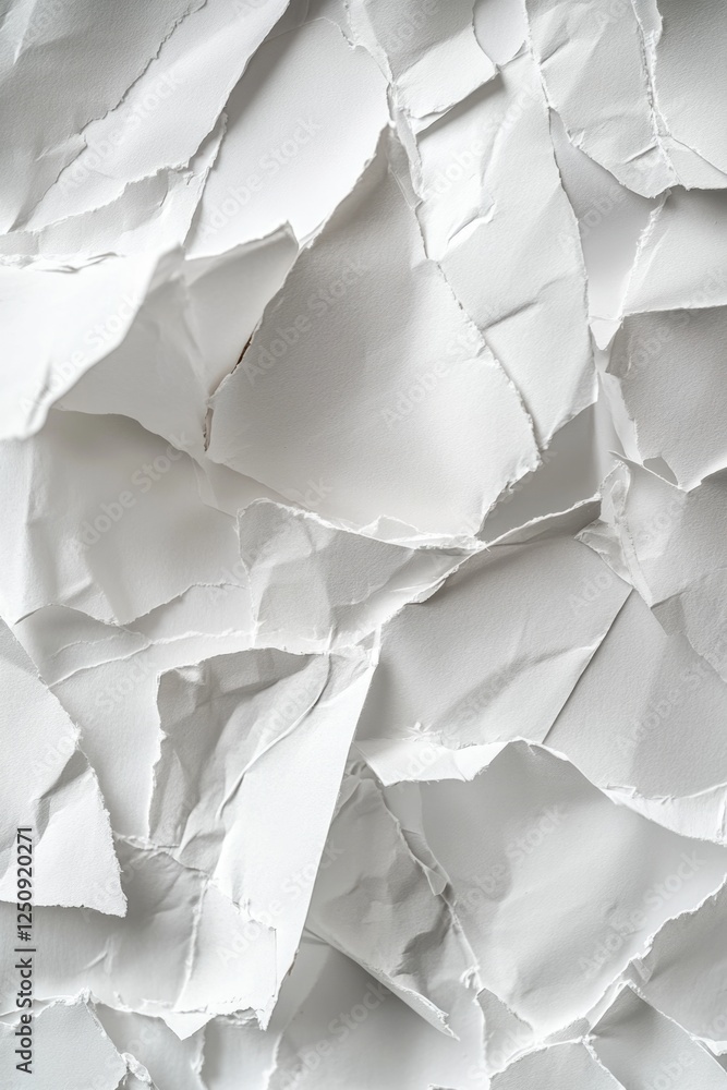 Poster a close-up of a blank white piece of paper, suitable for use in various contexts such as education, 