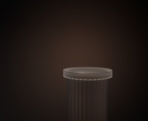 Mystical Pedestal in Dark Ambience