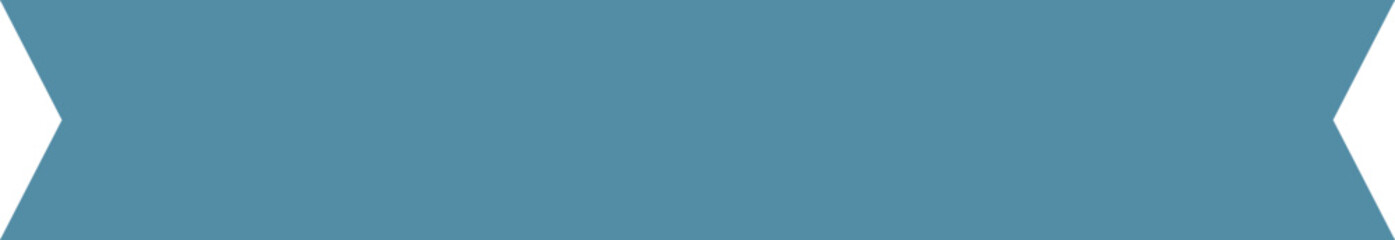 Curved Blue Ribbon Banner Icon