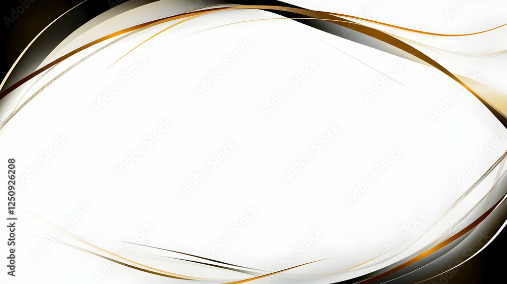 Poster abstract background of flowing shapes and lines for presentation, website, and document design