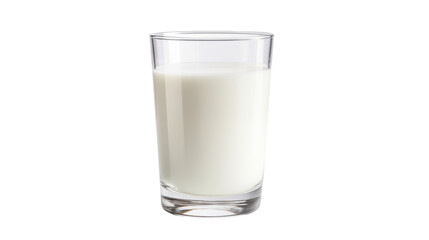 Fresh milk in a clear glass symbolizing purity nutrition and dietary options for healthy living and cooking