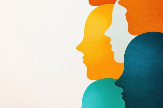 National Honesty Day Celebration with Diverse People Silhouettes and Colors - Powered by Adobe