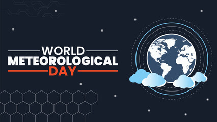 Naklejka premium World Meteorological Day: The Science Behind Our Climate
