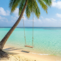 palm tree on the beach