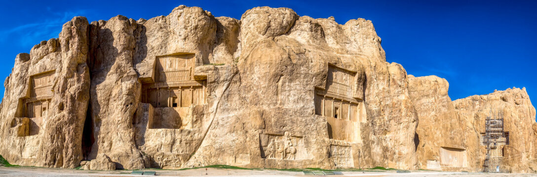 Tomb of Darius the Great Shiraz Iran Historical Landmark Achaemenid Architecture  Travel Photography  UNESCO World Heritage