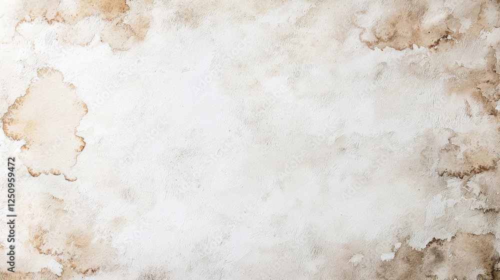 Poster minimalist beige and white textured background with soft patterns