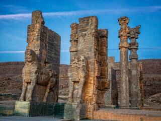 Gate of All Nations Persepolis Shiraz Iran Historical Landmark Achaemenid Architecture Travel Photography