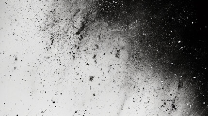 Black and White Grunge Splatter Texture Background