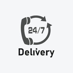E Commerce delivery icon for online shopping.