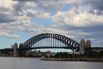 Fototapeta premium Sydney Harbour Bridge and Opera House