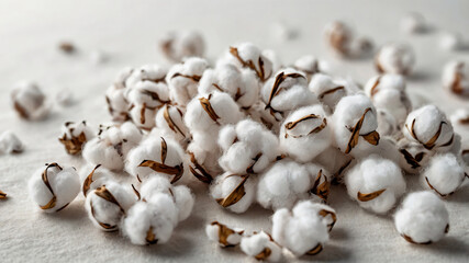 Close-Up of Cotton Bolls
