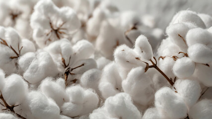 Close-Up of Cotton Bolls