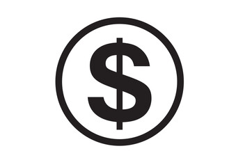 ドルのシンプルなアイコン