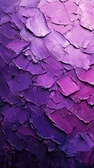Obraz premium Purple impasto painting creating textured background