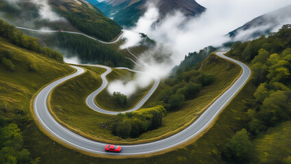 road to the mountains