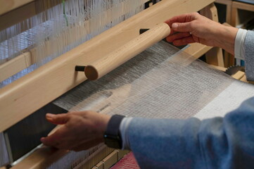 Obraz premium Handweben