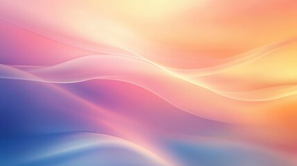 Obraz premium Abstract Pastel Wave Background Soft Smooth Gradient Texture