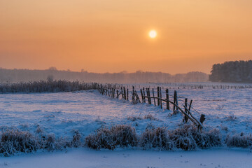  Piękno śnieznej i mroznej zimy w Dolinie Narwi i Biebrzy - Podlasie, Polska © podlaski49