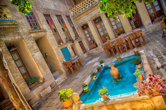 Traditional House of Mah Monir Shiraz  Iran Architectural Beauty
