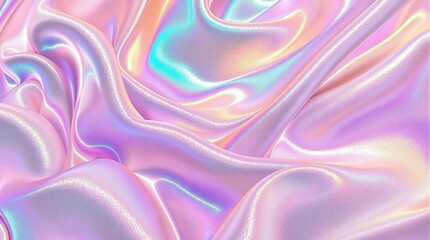 Obraz premium Iridescent fabric background