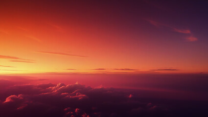 Obraz premium sunset over the city