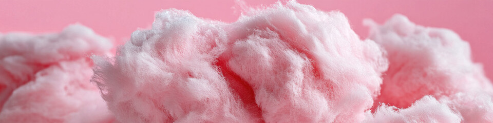 Fototapeta premium Pink Cotton Candy Close-up