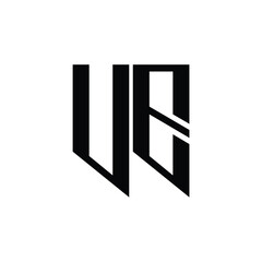 UE monogram logo design letter text name symbol monochrome logotype alphabet character simple logo
