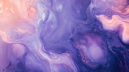 Elegant marble texture background with purple and pink swirls pattern