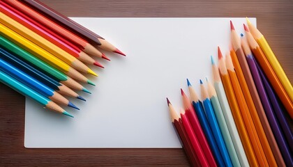 Obraz premium colored pencils on the table