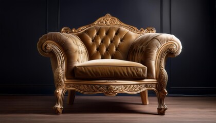 classic armchair in the room