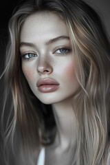 Fototapeta premium Editorial Fashion Magazine Photo – Beauty Portrait of a Glamorous Woman