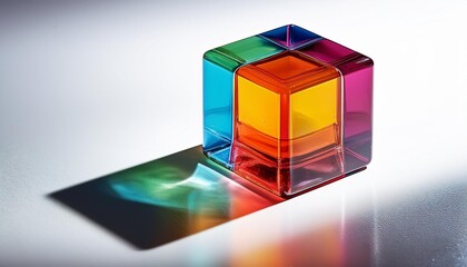 Obraz premium abstract colorful cubes