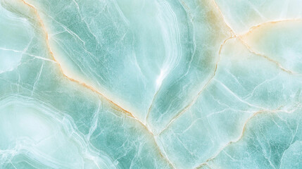 Fototapeta premium Blue and Gold Marble Texture with Intricate Veins