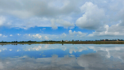 clouds over the lagoon