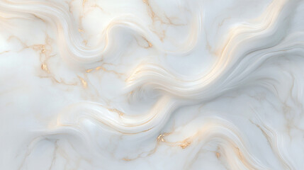 Obraz premium White and Gold Marble Texture. Flowing and Luxurious Design
