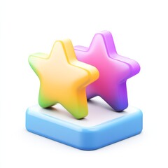 Obraz premium sharp 3D render of a 