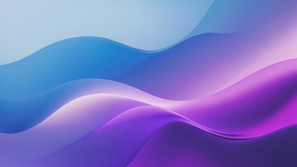 Soft Waves of Blue and Purple

