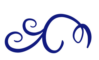 Vintage Flourish Text Divider Design
