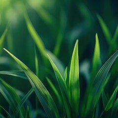 Obraz premium Fresh Green Grass.